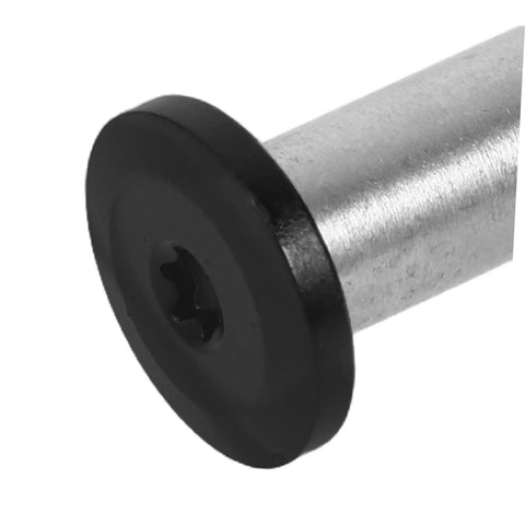 Close-up of Heavy Duty Stainless Steel Bindery Rivets And Self Tapping Metal Handle Screws For Knockout DIY Crafts And Leather Work