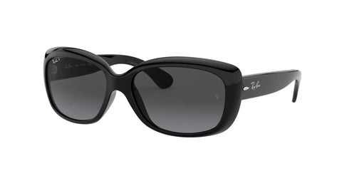 Dope Jackie Ohh Butterfly Sunglasses For Women, Black Frames With Polarized Light Grey Gradient Lenses, 58mm, Medium Fit