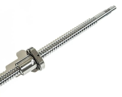 SFU 3205 Ball Screw Assembly with Nut for CNC Machines, 32mm diameter, 5mm lead, 527.05mm length in GCr15 steel