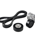 Top Pick N52 Drive Belt Idler Pulley And Main Serpentine Belt With Tensioner For BMW E90 E92 E93 E60 X5 X3 X1 E82 E87 E70 Repair Kit parts.