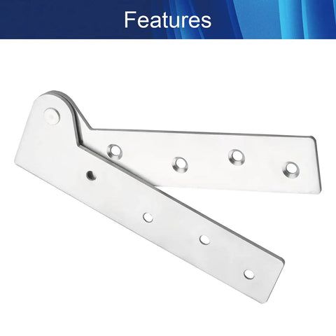 Top Shelf Stainless Steel Hidden Offset Knife Hinges With A Slick 360 Degree Pivot Design For No Hassle Cabinet And Cupboard Door Upgrades In Polished Silver