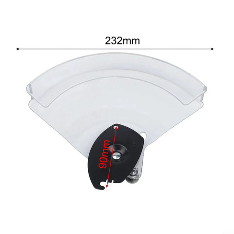 Miter Saw Transparent Blade Guard For 255 Saw Aluminum Machine Plastic And Metal Safety Cover Workshop Power Tools 232mm