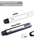 White and navy Your Go To 4 In 1 Mini Heat Press Kit With 3 Second Fast Heating, Erasable Thermal Printing Paper, Food Bag Sealer