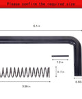 Trailer Gate Latch Spring Repair Kit 2 Pack Heavy Duty Beefed Up Spring Loaded Latch For Utility Trailers
