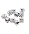 Quiet 3x8x4 mm Bearing Ball Kit For Micromotor Handpieces And Electric Nail Drills, 10 Pack, Silent High Speed Bearings With Durable Seal, High Load Capacity, Built Tough For Pro Nail Techs, sealed bearings shown