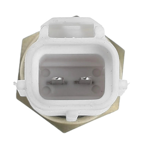 A-Premium coolant temperature sensor, close-up view, white plastic housing, two-pin connector.