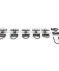 Heavy Duty Sliding Gate Hardware Kit With Dual Wheel Carriers And 8 Inch Pneumatic Wheels for DIY Fences includes brackets and rollers.