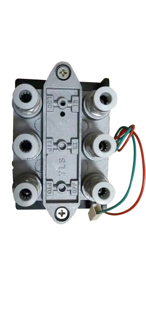Heavy Duty Beefed-Up PTO Control Valve Kit For Dump Truck Tipper With Auto Disengage When Lowered, connectors visible