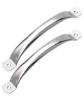 Stainless Steel Round Tube Cabinet Handle For Drawers And Doors No Slip Grip Rustproof Kitchen Hardware Ideal Grip set of two handles