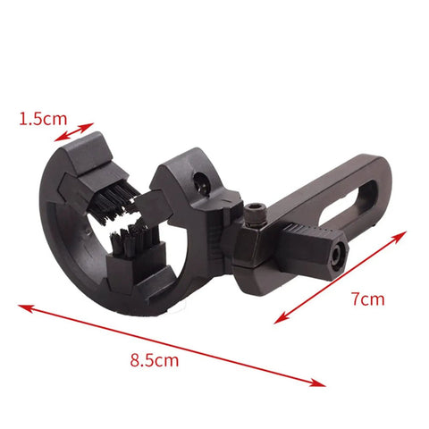 Capture Style Arrow Rest With Whisker Brush Biscuit For Compound And Recurve Bows Adjustable Dual Coil Launcher