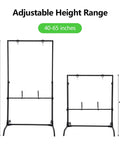 Heavy Duty Archery Target Stand With Adjustable Height For 30 Inch Bag And Foam Targets in height range 40 to 65 inches