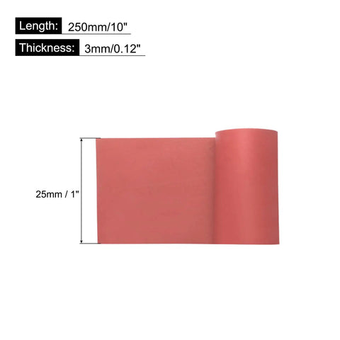 Solid Neoprene Rubber Sheet One Eighth Inch Thick By 1 Inch Wide By 10 Inch Long Non Slip Anti Slip Oil Resistant Gasket Material unrolled
