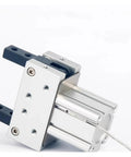 Heavy Duty Open And Close Air Claw Cylinder For Factory Automation MHT2 Series Pneumatic Actuator with a sturdy metal design.