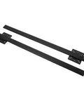 Beefy Heavy Duty Ball Bearing Drawer Slides Runner Tracks 2 Section Durable Black 650mm Long By 35mm Wide steel rails