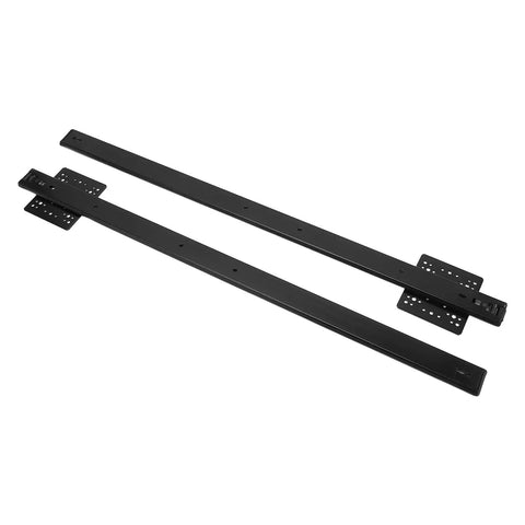 Beefy Heavy Duty Drawer Slides, 2-Section Ball Bearing Runners For Wall Cabinets, 26 Inch Length, 650mm, 20kg Load Capacity, Easy Side Mount Install, Smooth Quiet Operation, Durable Metal Slides black side-mount runners