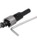 15mm Hole Saw Kit With 68mm Overall Length For Precise Metal Wood And Plastic Holes, HSS High Speed Steel Cutter, Hex Wrench