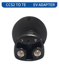 No Sweat Setup Heavy Duty EV Charging Adapter Type 2 To Tesla Converter 80A AC And 200A DC Output close-up view from the front.