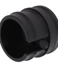 Heavy Duty Aluminum Coffee Portafilter Holder And Tamper Station Stand For 51Mm 53Mm 58Mm Espresso Machines close-up view of black holder