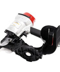 Pro-Grade Pneumatic Roofing Nailer 15 Degree Coil Nailer For One And Three Quarter Inch To Two And Three Quarter Inch Siding Nails, Side-Load Magazine, Lightweight Aluminum Body, Easy Reload, Includes Safety Goggles.