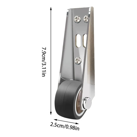 Heavy Duty Door Caster Wheels For Drooping Doors With Quiet Bearings And Multi Mount Support Tool Free Quick Install Rolling Door Roller