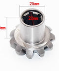 Two Pack Reverse Gear And Drive Gear Set With 12 Teeth And 6 Tooth Internal Spline 20mm Spline Inner Diameter 2 Pieces Per Lot Durable Automotive Transmission Gear Kit For Cars And Heavy Machinery showing gear dimensions.