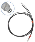 Diffuse Reflective Digital Fiber Optic Sensor Cable For Rail Power Systems Monitoring, Pro-Grade TPV, Copper Wire, FRS 610 M6 Compatible