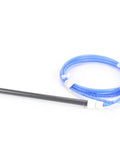 Blue Chemical Pickup Tube for Food Service Equipment, 1 Pack, Durable Tube for Cleaning and Sanitation, Easy Install, Plug And Play Ready for Beverage Dispensing Systems, Made in the United States, coiled blue tube and pickup wand