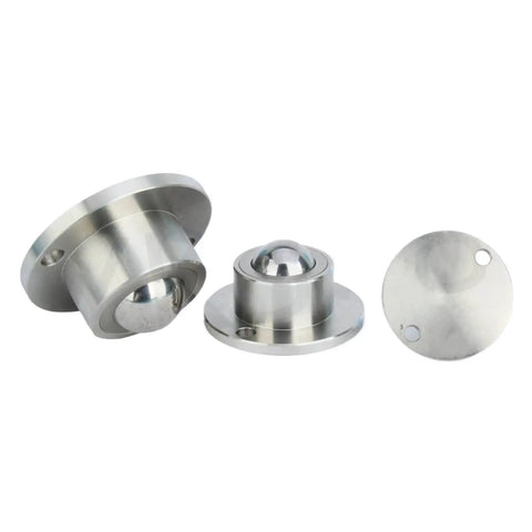 Premium Heavy Duty Universal Ball Transfer Units With Deep Groove Ball Bearings, stainless steel units for smooth rolling surfaces.