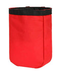 Red Climbing Tool Bag 2L Nylon Waist Pouch Water Resistant Tool Storage With Quick Press Fastener For Hiking Caving