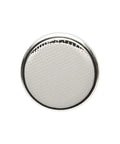 Stock Up On These Hella Reliable CR2032 3 Volt Lithium Coin Cell Batteries 4 Pack shown, circular silver battery top view.