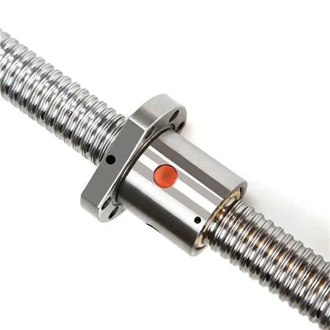 Heavy Duty 250 To 1450Mm Ballscrew Kit SFU1610 With Precision Nut For CNC Machines, featuring a close-up of the screw and nut assembly.