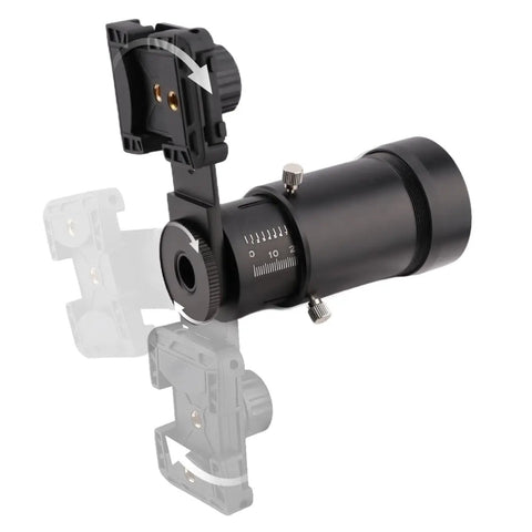 Dope Adjustable Scope Camera Adapter Custom Fit Smartphone Mount with rotational adjustment feature showing clear design
