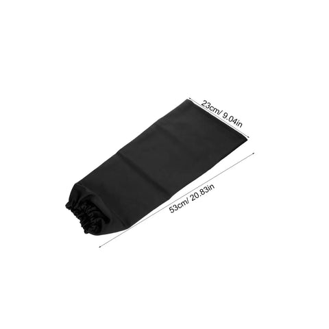 Heavy Duty Fire Retardant Welding Sleeves Featuring A Locksteady Snug Fit And Next Level Heat Resistant Arm Guards Crafted From Premium Cotton For Zero Hassle Shop Grind And Mechanic Jobs Delivered As One Pair In Classic Black, showing snug black sleeve dimensions.