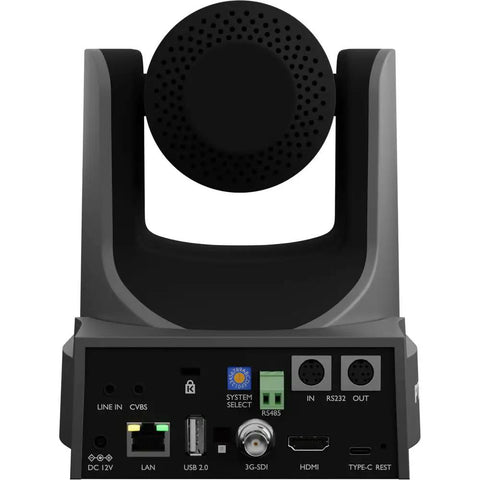 Back view of Five Pro PTZ Cameras Built Fresh For Hella Smooth Remote Meetings showing ports and connections.