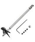 Upgrade Your RC Boat With A Solid Drive Shaft And Propeller Universal Joint Kit, 150mm Shaft, 100mm Sleeve, 55mm Propeller, Stainless Steel