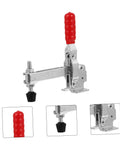 Two Pack Hand Toggle Clamps With Rubber Tips Quick Release Iron Fixed Toggle Clamps For Woodworking Jigs And Fixtures Durable Hold Down Clamps
