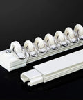 Heavy Duty Ceiling Curtain Track System For Room Dividers And Blockout Curtains 3 To 6 Foot Aluminum Sliding Rail With Anti Rust Finish