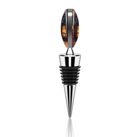 Vacuum Wine Stopper Keeps Your Sip Crisp And Fresh With Heavy Duty Zinc Alloy Body And Foolproof Leak Tight Seal for easy sealing.