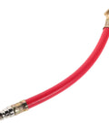 Sturdy Red Rubber Hose Connector For Motorcycle And Electric Bike Tire Repair With Copper Valve Extension Tube Hand Air Pump Hose Fast Inflation Quick Setup Helping Bikers Fix Flats Immediately Save Cash On Repair Shops For Rad Results red rubber hose with brass ends