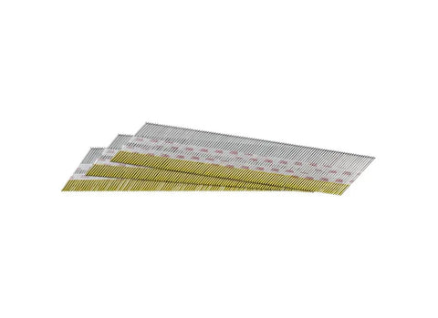 Multiple strips of 2 Inch 15 Gauge Galvanized Finish Nails 4000 Per Box For Crown Molding Baseboards Chair Rails And Step Railing Projects Built To Last