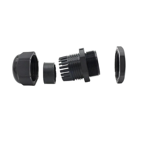 Heavy Duty M8 Waterproof Cable Gland Kit 10 Pack Plastic Nylon Cord Grips IP68 Wire Connectors for Outdoor Electronics
