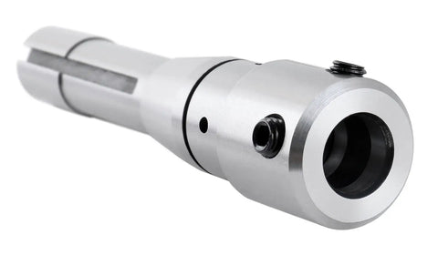 R8 To Three Quarter Inch Weldon Shank Arbor Adapter For Milling Machines With Bridgeport Style Compatibility close-up view