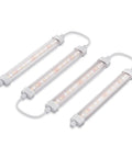Full Spectrum LED Grow Light Bars Kit For Indoor Gardens And Grow Tents, Waterproof, showing four connected light bars