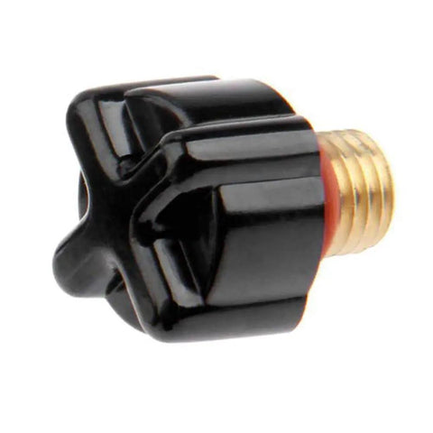 TIG Welding Short Back Cup Torch Tail Cap With O Ring For SR WP 9 WP 20 And WP 25 Torches 5 Pack Replacement black cap with brass thread