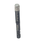 Diamond dry drill bit for marble and ceramic tile with diamond-coated tip, 8mm shank.