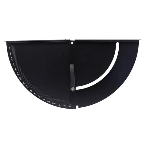 Protractor 180 Degrees Variable Angle Clamp For Woodworking Adjustable Corner Fixture With Black Finish