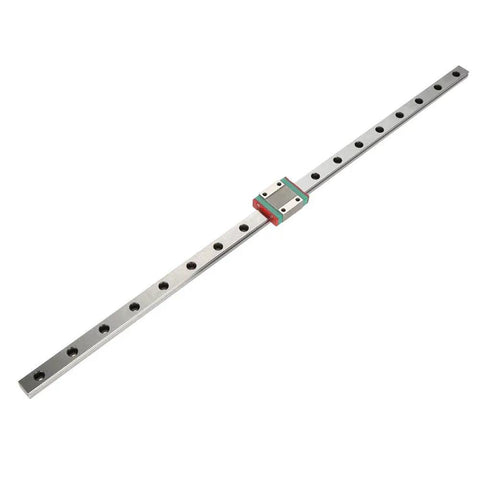 Tiny 12mm Mini Linear Rail With Four Point Ball Retainer And Built In Lubrication System Includes 450mm Rail For Precise Motion