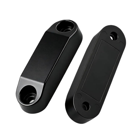 Magnetic Baggage Door Catches And Door Holder For Cabinets And Drawers, Black Finish, No Drill Mounting With Mad Strong Adhesive Backing