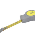 Heavy Duty Rotating Beam Compass With Retractable Tape Measure And Fifty Pencil Refills showing a gray tape measure extending 20 meters.