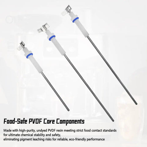 Premium Steam Probe Replacement Kit For Breville And Sage Dual Boiler Espresso Makers featuring food-safe PVDF core components.